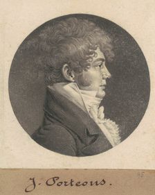 John Porteous, 1809. Creator: Charles Balthazar Julien Févret de Saint-Mémin