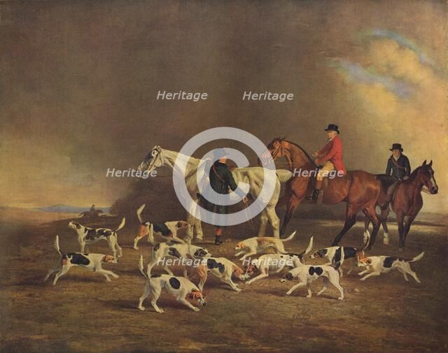John Powlett and his Hounds, (c18th to 19th century), 1929. Artist: Unknown