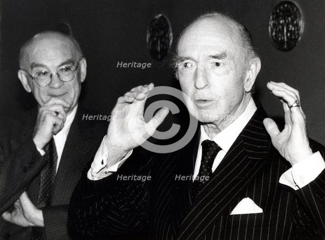 John Profumo (1915- ), Secretary of State for War, 1998. Creator: Unknown.
