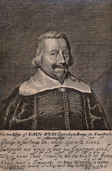 John Pym, English Parliamentarian politician, c1644 (1894). Artist: George Glover