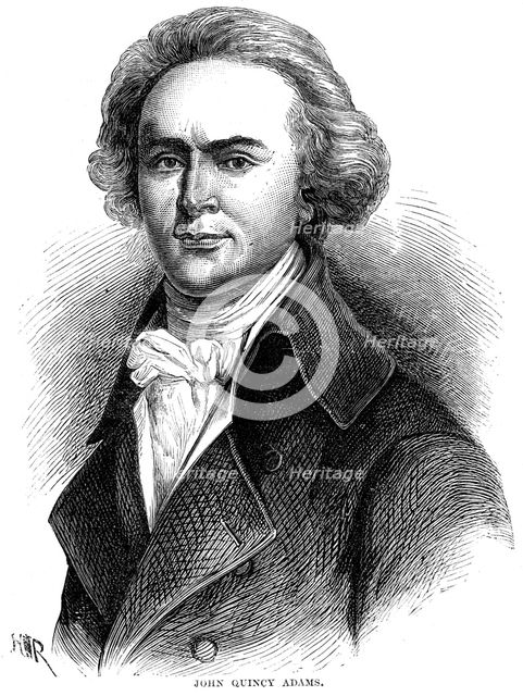 John Quincy Adams, 6th President of the United States, (c1880). Artist: Unknown