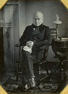 John Quincy Adams, ca. 1850. Creators: Josiah Johnson Hawes, Albert Sands Southworth