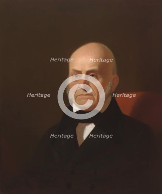 John Quincy Adams, c. 1850, from an 1844 original. Creator: George Caleb Bingham.