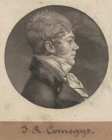 John R. Comegys, 1803. Creator: Charles Balthazar Julien Févret de Saint-Mémin