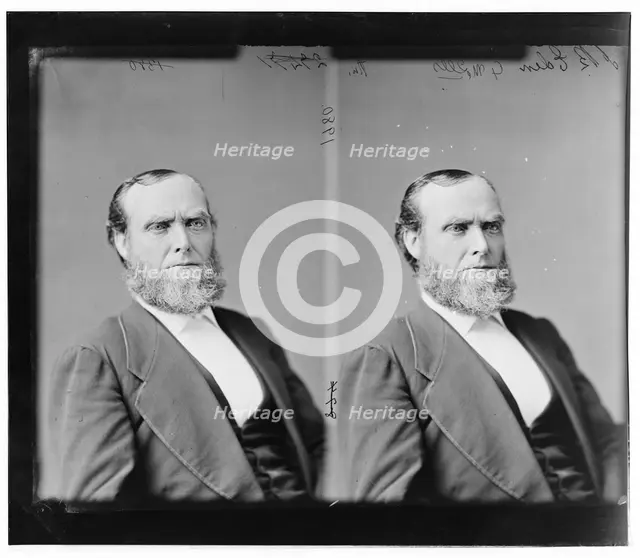 John R. Eden of Illinois, 1865-1880. Creator: Unknown.