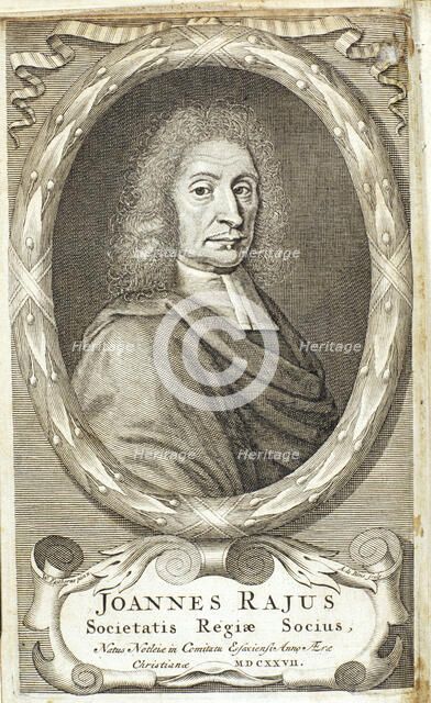 John Ray, English naturalist, 1680s. Artist: Abraham de Blois
