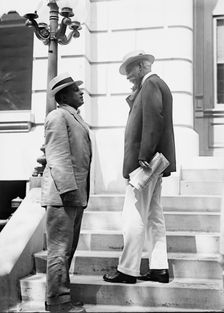 John Reid Silliman, U.S. Consul To Mexico, right, with A. Breceda, 1914. Creator: Harris & Ewing