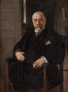 John Rettig [Portrait], 1907. Creator: Oscar Bjorck