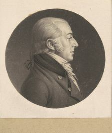 John Rhea Smith, 1798-1803. Creator: Charles Balthazar Julien Févret de Saint-Mémin