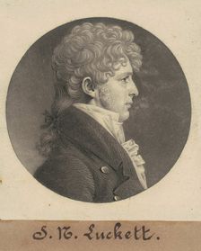 John Richards Triplett, 1808. Creator: Charles Balthazar Julien Févret de Saint-Mémin