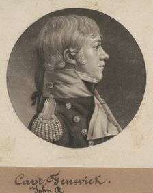 John Roger Fenwick, 1806. Creator: Charles Balthazar Julien Févret de Saint-Mémin