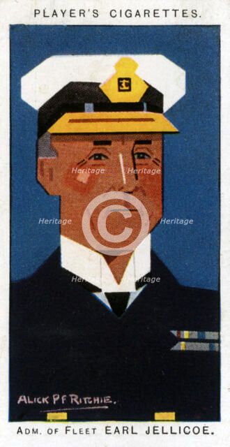 John Rushworth Jellicoe, 1st Earl Jellicoe, British admiral, 1926.Artist: Alick P F Ritchie