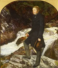 John Ruskin, 1854. Artist: John Everett Millais