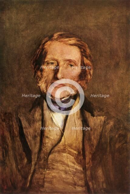 John Ruskin, 1879, (1943).  Creator: Hubert von Herkomer.