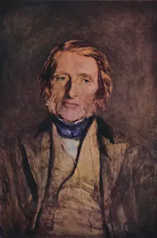 John Ruskin 1819-1900 1879, (1947). Creator: Hubert von Herkomer