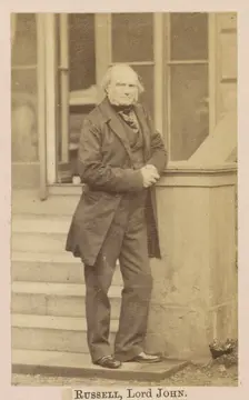John Russell, 1st Earl Russell, about 1860-1862. Creator: Caldesi, Blanford & Co.