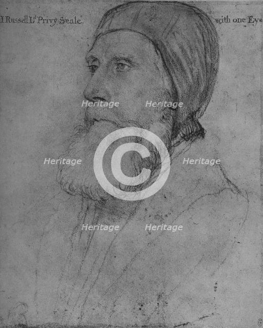 'John Russell, Earl of Bedford', c1532-1543 (1945). Artist: Hans Holbein the Younger.