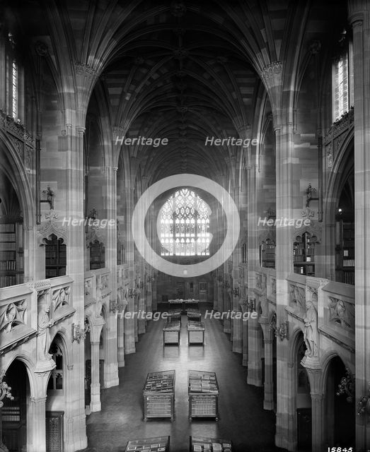 John Rylands Library, Deansgate, Manchester, 1900. Artist: Henry Bedford Lemere.