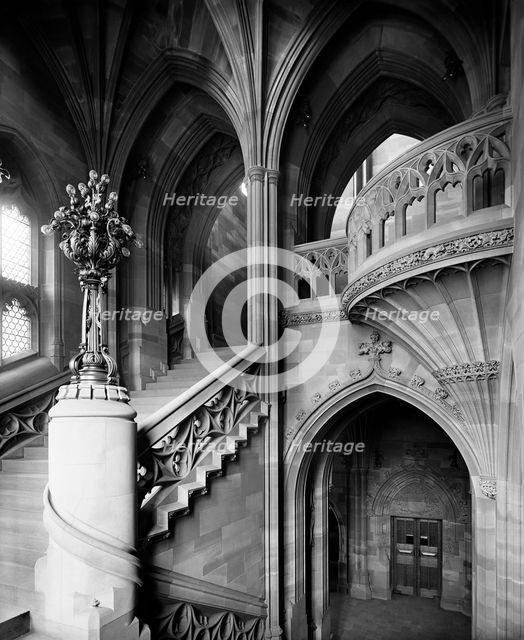 John Rylands Library, Deansgate, Manchester, 1900. Artist: Henry Bedford Lemere.