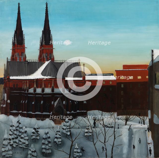 John's Church, Helsinki, 1931. Creator: Sulho Sipila.