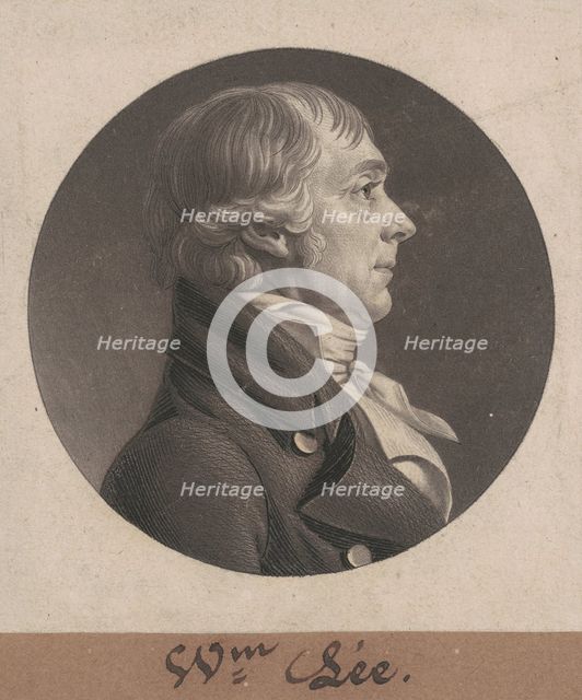 John S. Smith, c. 1805. Creator: Charles Balthazar Julien Févret de Saint-Mémin.