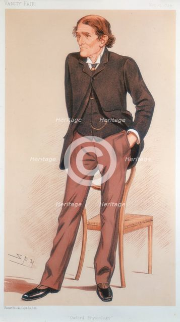 John Scott Burdon-Sanderson, British physiologist, 1894. Creator: Sir Leslie Matthew Ward.