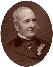 John Scott Russell, civil engineer and naval architect, 1878.Artist: Lock & Whitfield