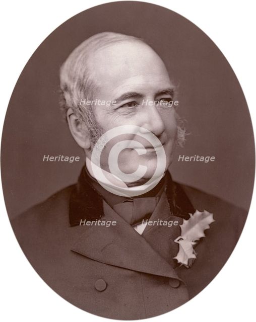 John Scott Russell, civil engineer and naval architect, 1878. Creator: Lock & Whitfield.