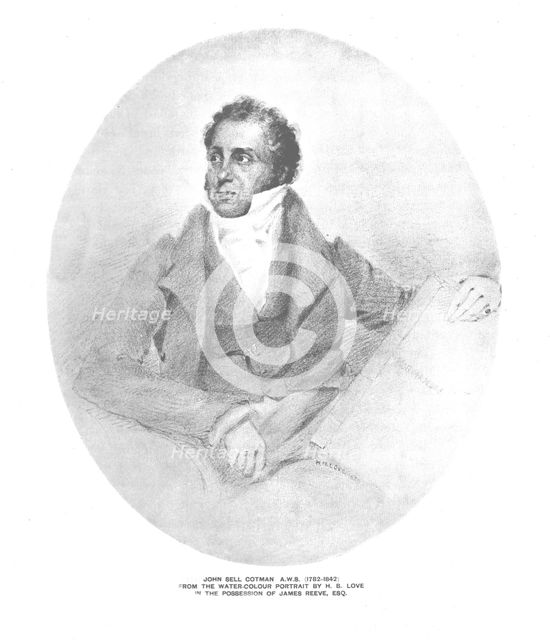 'John Sell Cotman A.W.S. (1782-1842)'.  Creator: Unknown.