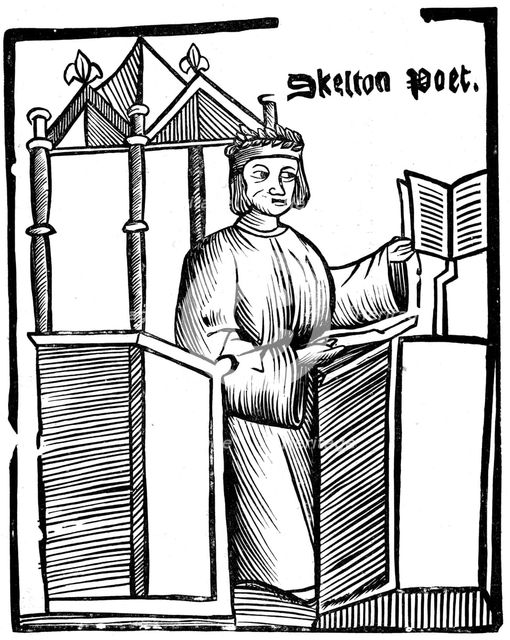 John Skelton, (c1460-1529), 16th century. Artist: Anon