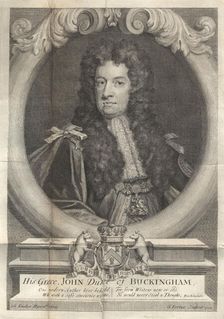John Sheffield, 1st Duke of Buckingham and Normanby (1648-1721), 1722. Artist: Vertue, George (1684-1756)
