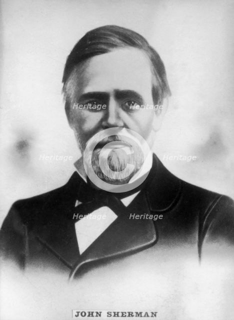 John Sherman (1823-1900), American Republican representative and senator during civil war, c1910. Artist: Unknown