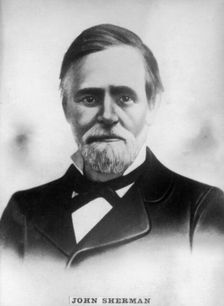 John Sherman (1823-1900), American Republican representative and senator during civil war, c1910