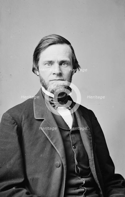 John Sherman of Ohio, between 1855 and 1865. Creator: Unknown.