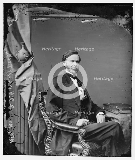 John Sherman of Ohio, between 1860 and 1875. Creator: Unknown.