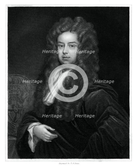 John Somers, 1st Baron Somers, Lord High Chancellor of England, (1833).Artist: TA Dean