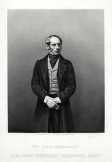 John Somerset Pakington, 1st Baron Hampton, English politician, c1880.Artist: DJ Pound