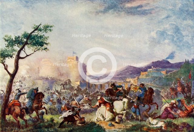 'John Sobieski at the Relief of Vienna', 1683, (c1915). Creator: Unknown.