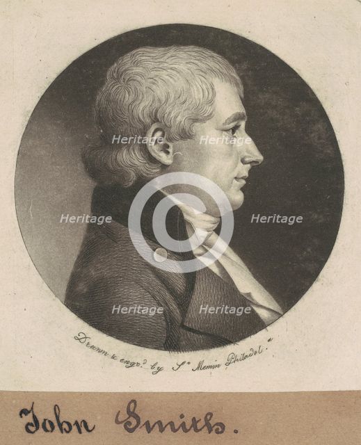 John Smith, 1799. Creator: Charles Balthazar Julien Févret de Saint-Mémin.
