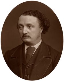 John Stainer, organist of St Paul's Cathedral, 1878.Artist: Lock & Whitfield