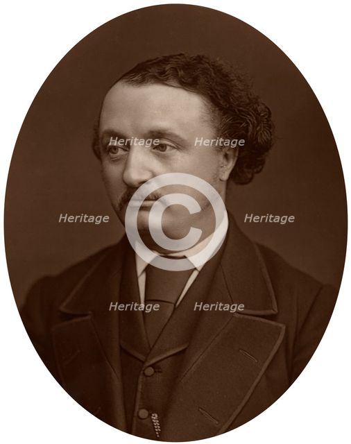 John Stainer, organist of St Paul's Cathedral, 1878.Artist: Lock & Whitfield