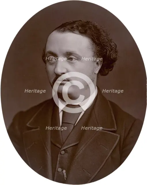 John Stainer, organist of St Paul's Cathedral, 1878. Creator: Lock & Whitfield.