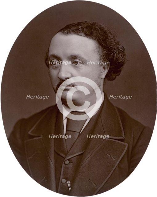 John Stainer, organist of St Paul's Cathedral, 1878. Creator: Lock & Whitfield.