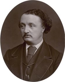John Stainer, organist of St Paul's Cathedral, 1878. Creator: Lock & Whitfield