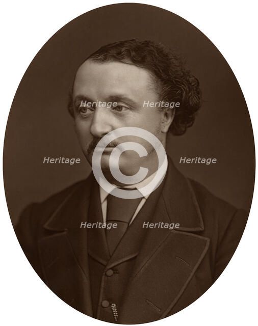 John Stainer, organist of St Paul's Cathedral, 1878.Artist: Lock & Whitfield