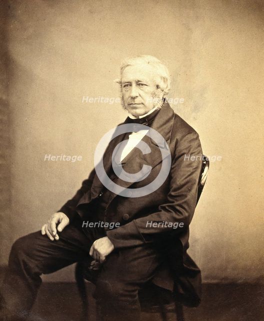 John Stevens Henslow, c1850s. Creator: Maull & Polyblank.
