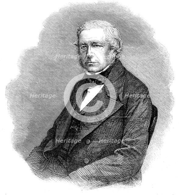 John Stevens Henslow, English botanist, geologist and clergyman, 1861. Creator: Anon.