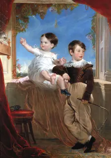 John Strange Williams and Sarah Ann Williams 1830. Artist: John Richard Wildman