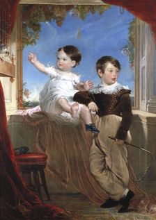 John Strange Williams and Sarah Ann Williams 1830. Artist: John Richard Wildman