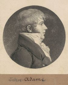 John Strong Adams, 1809. Creator: Charles Balthazar Julien Févret de Saint-Mémin